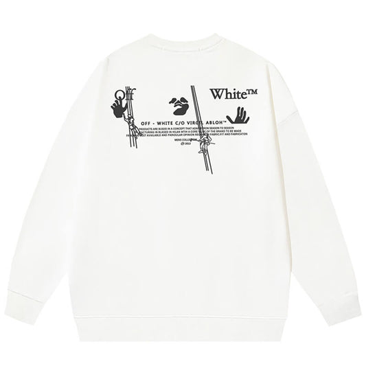 OFF-WHITE Logo Workers Sweatshirts