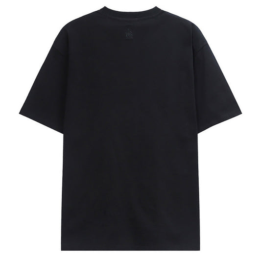 LANVIN Letter Embroidery T-Shirt
