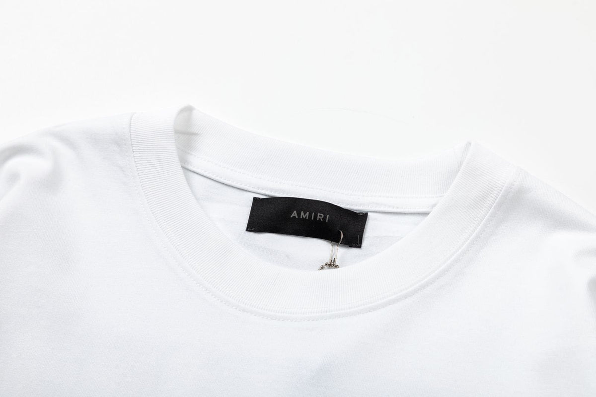 AMIRI AM Logo Cotton Jersey T-Shirts