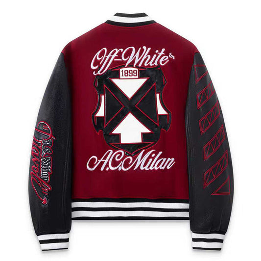 OFF WHITE Logo-Embroidered Jacket