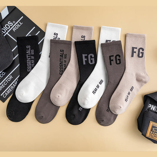 Fear Of God ESSENTIALS Vintage Alphabet Socks 2 pairs