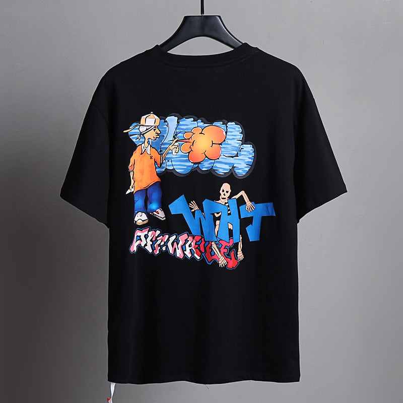 OFF-WHITE Graff Pupp Over Skate T-Shirt