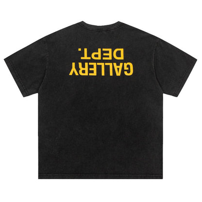 Gallery Dept. Upside Down Gold Letter Logo Print Short Sleeve
