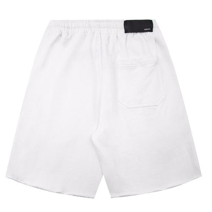 AMIRI Straight-Leg Logo-Embroidered Cotton-Jersey Shorts
