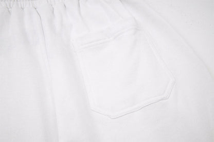 AMIRI Straight-Leg Logo-Embroidered Cotton-Jersey Shorts