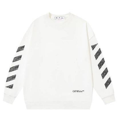 OFF-WHITE SCRIBBLE DIAG BOXY Sweatshirts