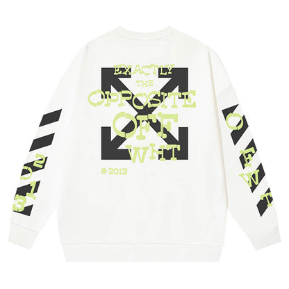 OFF-WHITE Opposite Arr Boxy Crewneck Sweatshirt