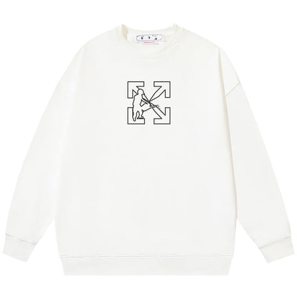 OFF-WHITE Logo Workers Sweatshirts