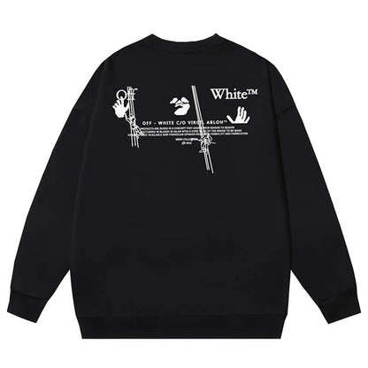 OFF-WHITE Logo Workers Sweatshirts