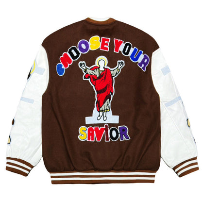 Saint Michael Baseball Jacket