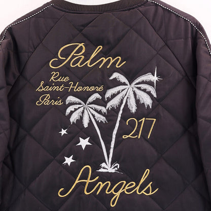 Palm Angels Quilted Souvenire Bomber Jacket