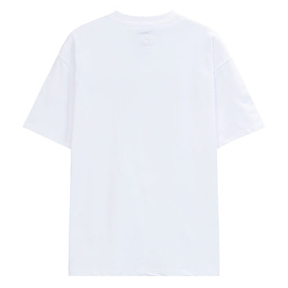 LANVIN Letter Embroidery T-Shirt