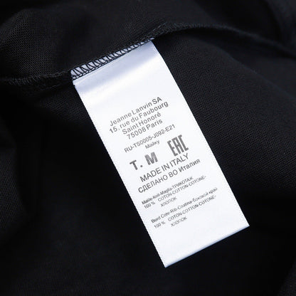 LANVIN Letter Embroidery T-Shirt