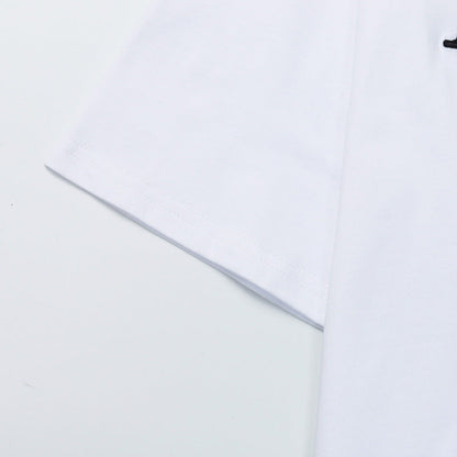 LANVIN Letter Embroidery T-Shirt