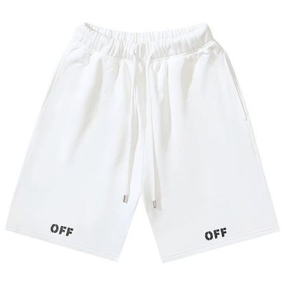 OFF-WHITE Off Logo Print Swim Shorts