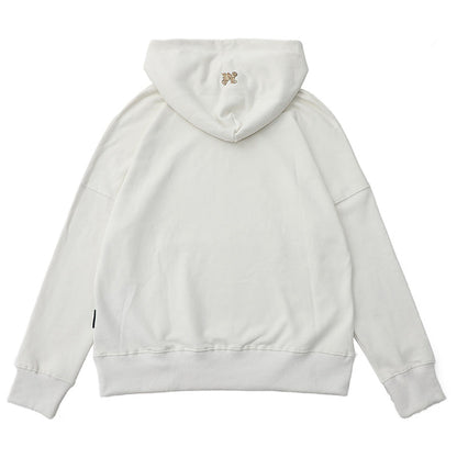 Palm Angels Foggy Logo-print Cotton-jersey Hoodie