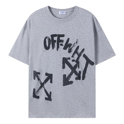 Off White Logo Cotton T-Shirts