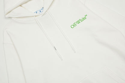 Off White Gradient Arrow Slim Hoodies