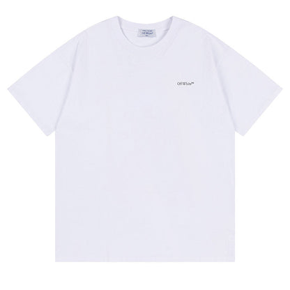 OFF WHITE 3D Letter Pattern T-Shirts