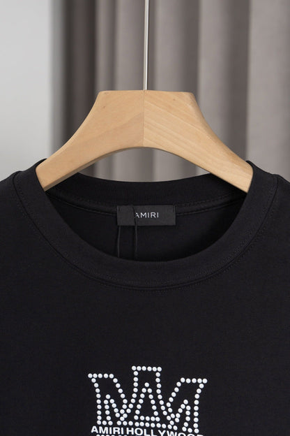 AMIRl Logo-Print Cotton-Jersey T-Shirts