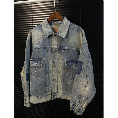 SAINT MICHAEL  Flap Pockets Denim Jacket