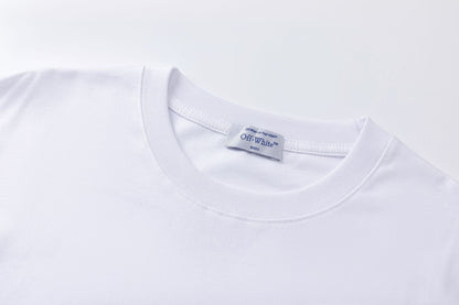 OFF-WHITE Cotton Cherub Print T-Shirts