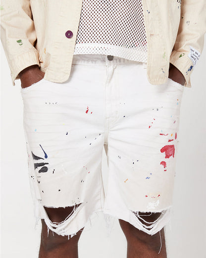 GALLERY DEPT. Flea Carpenter distressed-effect shorts
