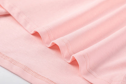 OFF WHITE logo-print Pink T-shirt