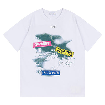 OFF WHITE Type Sticker black t-shirt