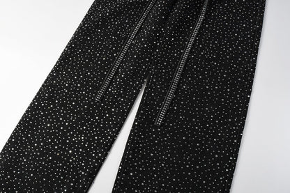Purple Brand Crystal Diamond Jeans #9128