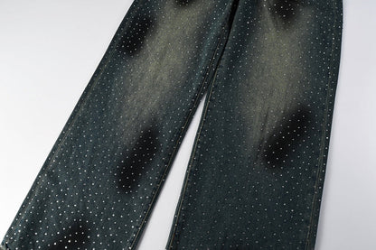 Purple Brand Crystal Diamond Jeans #106