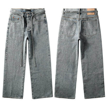 Purple Brand Crystal Diamond Jeans #9129