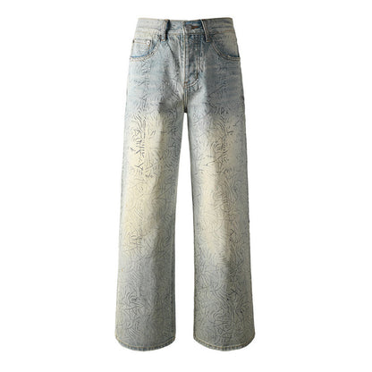 Purple Brand Crystal Diamond Jeans #107
