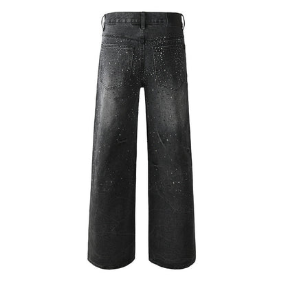 Purple Brand Crystal Diamond Jeans #105