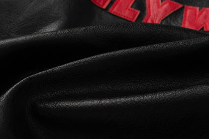 AMlRl Club Leather Varsity Jacket