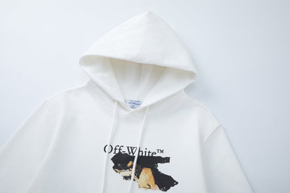 Off-White Graphic-Print  Hoodies