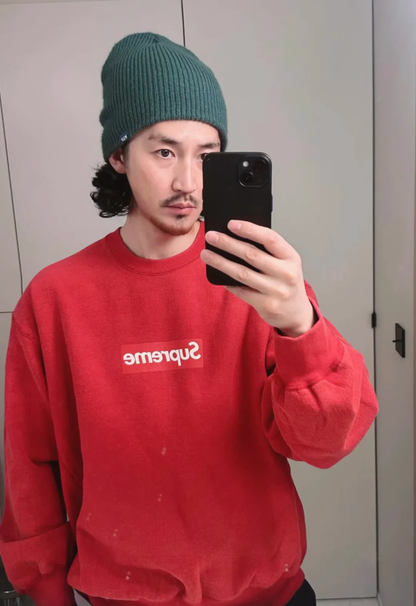 Supreme Washed Box Logo SS 25  Sweatshirt