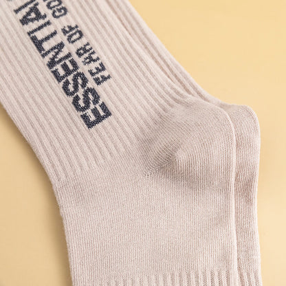 Fear Of God  ESSENTIALS Vintage Alphabet Socks 2 pairs