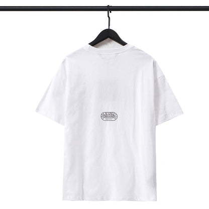 Palm Angel Melted Logo Heat Press Short Sleeve T-Shirt
