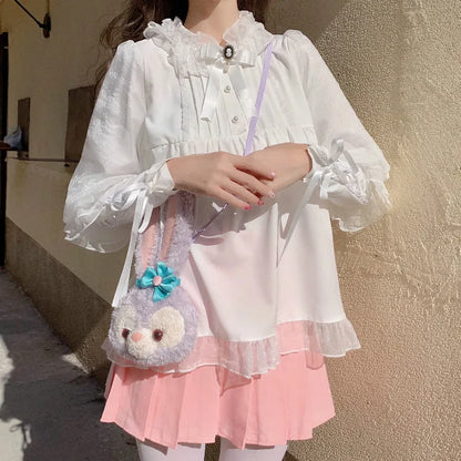 Cameo Bow Lolita Blouse