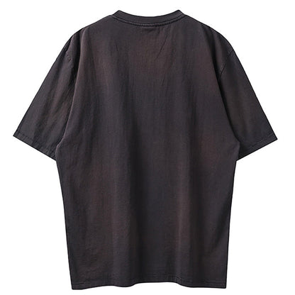 Saint Michael Letter Logo Print T-Shirt