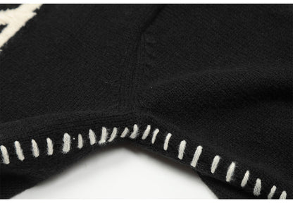 SAINT MICHAELSkull Bones Skeleton Sweaters