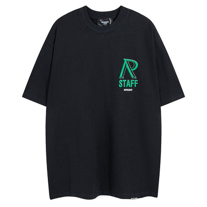 REPRESENT Retro High Street FOG Neckline 3D Printing T-Shirts