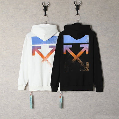 OFF-WHITE Color gradient arrow pattern Hoodies