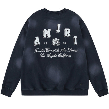 AMIRI Logo-Print Distressed Cotton-Jersey Sweatshirts