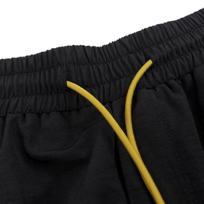 RHUDE 3M Reflective Letters Mesh Drawstring Shorts