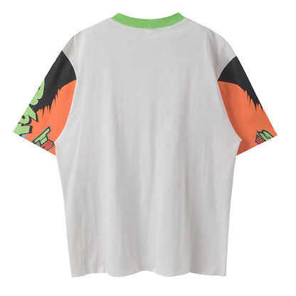 SAINT MICHAEL  Graphic-Print Cotton T-Shirt