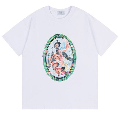 OFF WHITE Fresco Oval T-Shirts