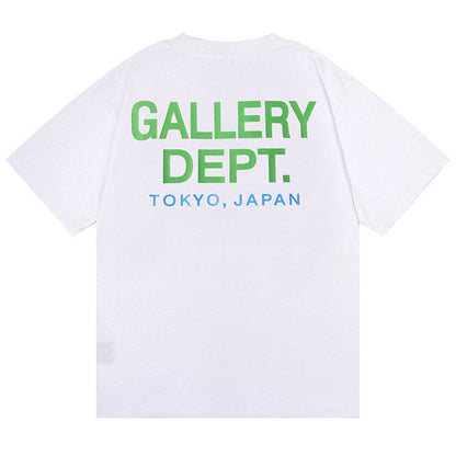 Gallery Dept Tokyo-limited colorful letter printing T-Shirts