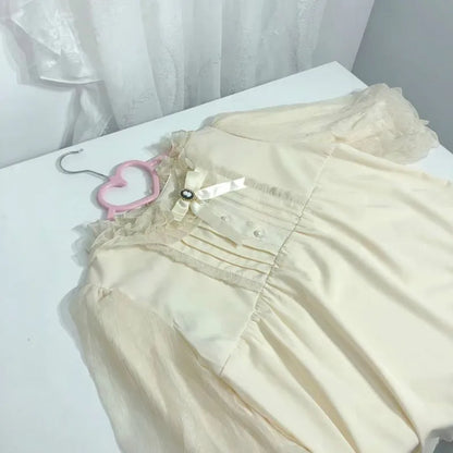 Cameo Bow Lolita Blouse